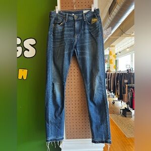 rag & bone 10 Inch Dre Women's Skinny Jeans - Blue